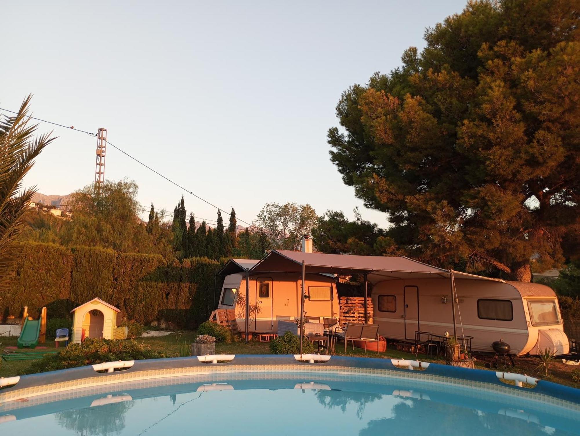 Caravana- Glamping Casa Tortuga La Nucía Eksteriør bilde